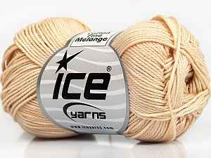 Cotton Fine Melange Powder Pink