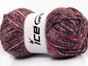 Wool Melange Beyaz Pembe tonları Gri