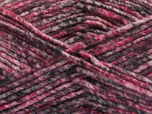 Wool Melange Beyaz Pembe tonları Gri