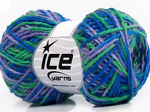 Sale Self-Striping Blue, Lilac, Green