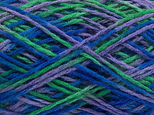 Sale Self-Striping Blue, Lilac, Green