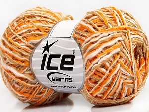 Sale Self-Striping Orange, Beige, White