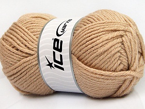 Wool Bulky Glitz Altın Bej