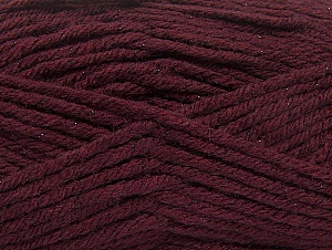 Wool Bulky Glitz Maron