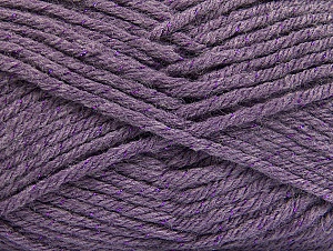 Wool Bulky Glitz Lilac
