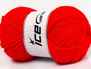 Wool Bulky Glitz Kırmızı