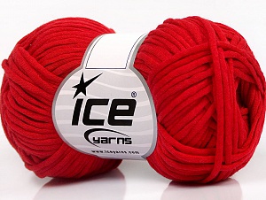 Tube Cotton Worsted Red