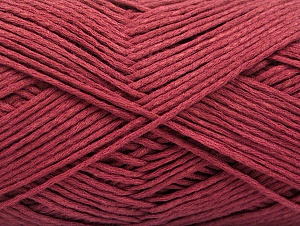 Tube Cotton Fine Burgundy