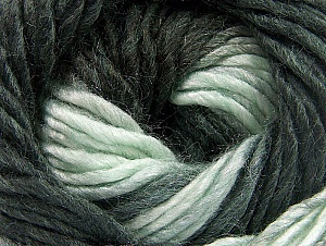 Ambiente Anthracite Black, Light Mint Green