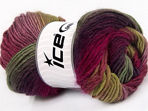 Ambiente Maroon, Fuchsia, Green Shades
