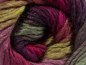 Ambiente Maroon, Fuchsia, Green Shades
