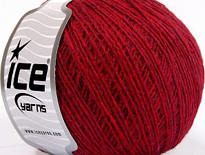 Wool Cord Sport Red Melange