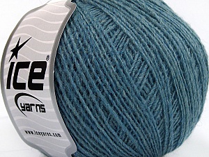 Wool Cord Sport Turquoise Melange