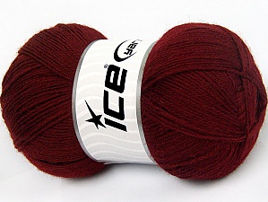 Solid Sock Dark Burgundy