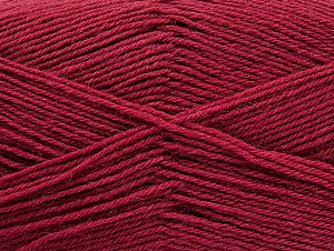 Solid Sock Burgundy