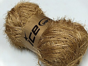 Eyelash 100gr Camel, Yellow