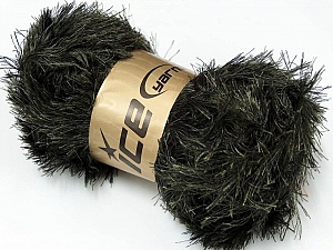 Eyelash 100gr Green, Black