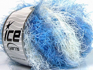 Modena Viscose Beyaz Mavi Tonları