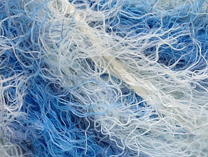Modena Viscose Beyaz Mavi Tonları
