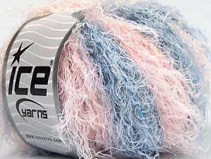 Modena Viscose Pembe tonları Indigo Mavi