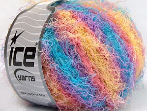 Modena Viscose Sarı Turkuaz Pembe Leylak