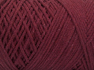 Macrame Cotton Bordo