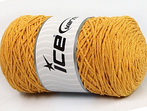 Macrame Cotton Dark Yellow