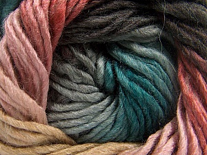 Ambiente Pink Shades, Camel, Grey, Brown, Turquoise
