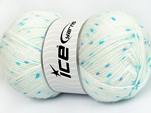 Baby Lollipop White, Turquoise, Blue