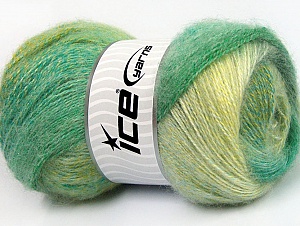 Mohair Pastel Green Shades
