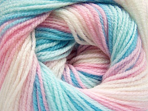 Baby Batik Beyaz Pembe tonları Mavi Tonları