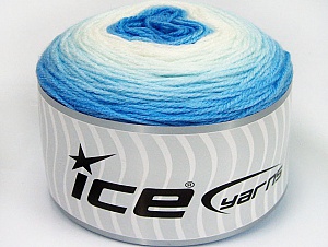 Cakes Baby Fine Blue Shades, White
