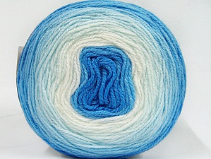 Cakes Baby Fine Blue Shades, White