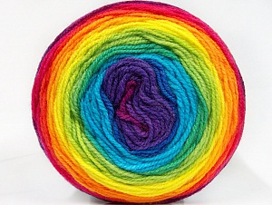 Cakes Baby Fine Fuchsia, Orange, Yellow, Green, Turquoise, Purple