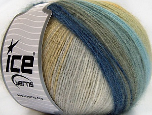 Angora Design Blue Shades, Green Shades, Light Grey, White
