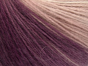 Angora Design Purple Shades, Cream, Grey Shades