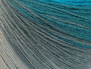 Angora Design Turkuaz Tonları Gri Tonları