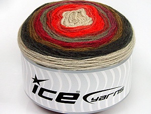 Cakes Wool DK Gri Koyu Gri Bordo Kahverengi Bej