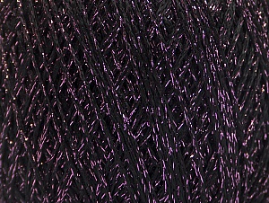 Viscose Star Fine Leylak Siyah