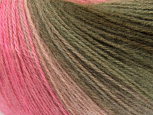 Angora Design Pink Shades, Grey, Brown, White