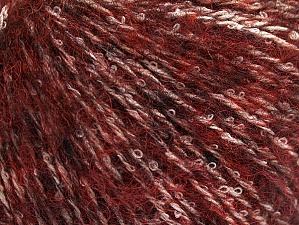 Sale Luxury-Premium Burgundy Melange, White