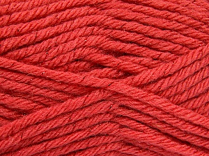 Wool Bulky Glitz Salmon