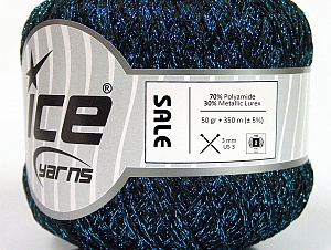 Sale Metallic Black, Turquoise