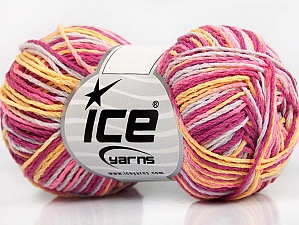 Sale Self-Striping Pink, Light Grey, Gold, Fuchsia