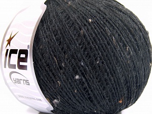 Pop Wool Tweed Black