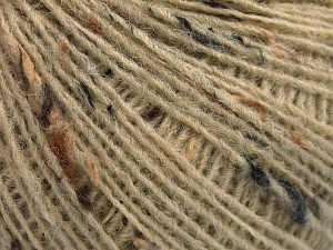 Pop Wool Tweed Koyu Krem