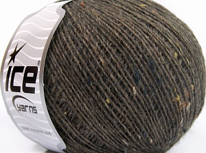 Pop Wool Tweed Kahverengi