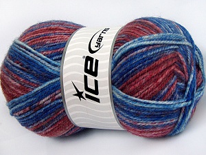 Jeans Wool Kırmızı Gri Mavi