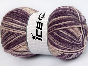 Jeans Wool Mor Tonları Pudra Pembe