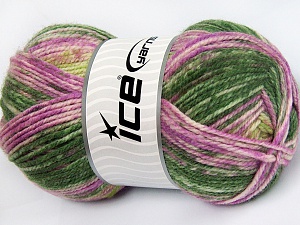 Jeans Wool Pembe tonları Yeşil